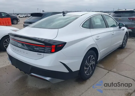 2026 Hyundai Sonata Hybrid Blue from USA, damaged, VIN KMHL24JJ7TA148033